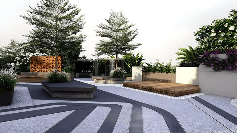 Navin's Antheia Poentry Apartment in Bannerghatta Rd Bangalore Garden Sitting Area 2