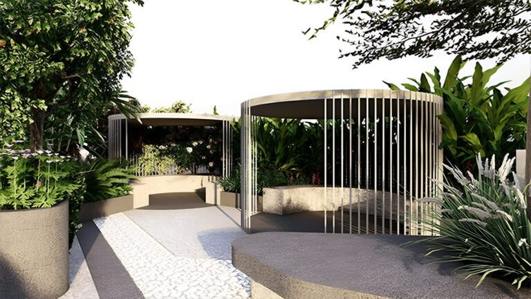 Navin's Antheia Poentry Apartment in Bannerghatta Rd Bangalore Garden Sitting Area