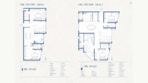 Navin's Antheia Poentry Apartment in Bannerghatta Rd Bangalore floor plan 2 Bhk 1567 sq.ft & 3 Bhk 2404 sq.ft