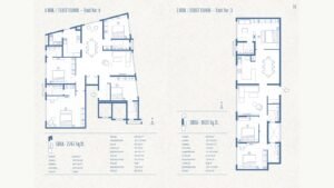 Navin's Antheia Poentry Apartment in Bannerghatta Rd Bangalore floor plan 4 Bhk 2767 sq.ft & 3 Bhk 1835 sq.ft