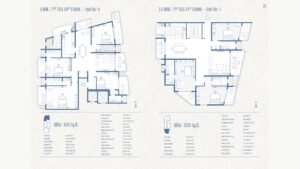 Navin's Antheia Poentry Apartment in Bannerghatta Rd Bangalore floor plan 4 Bhk 4115 sq.ft & 3.5 Bhk 3204 sq.ft