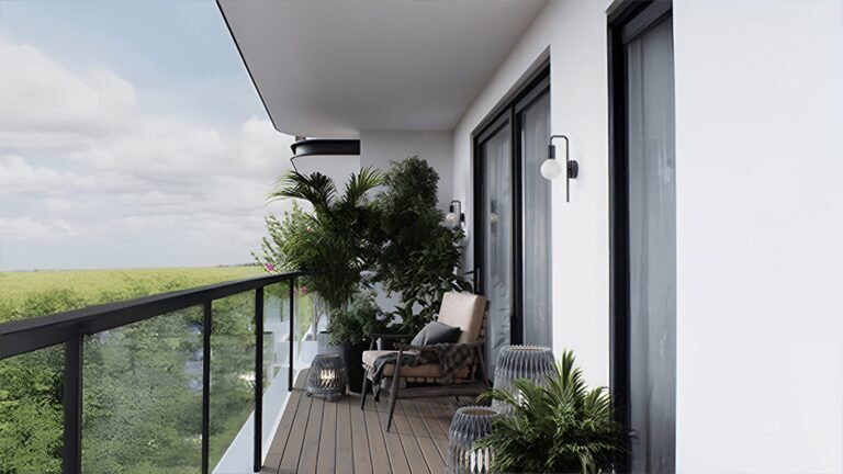 Navin's Antheia Poentry Apartment in Bannerghatta Rd Bangalore large balcony