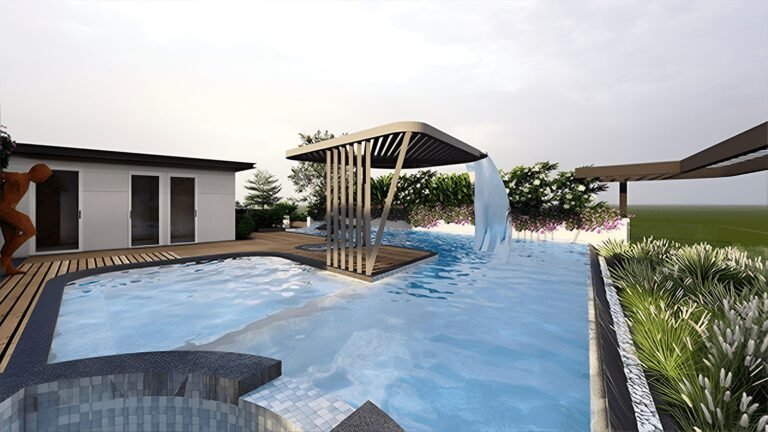 Navin's Antheia Poentry Apartment in Bannerghatta Rd Bangalore swimming pool