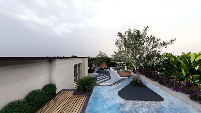 Navin's Antheia Poentry Apartment in Bannerghatta Rd Bangalore terrace view