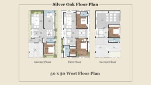 Lake Estate Villa Plots in Bangalore Silver Oak Floor Plan 30 X 50 West Floor Plan