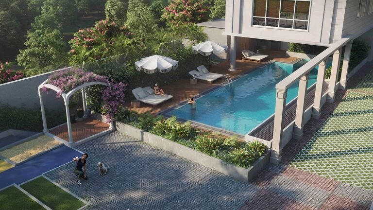 NVT OIKOS Villa in Whitefield, Bangalore Swimming Pool-min