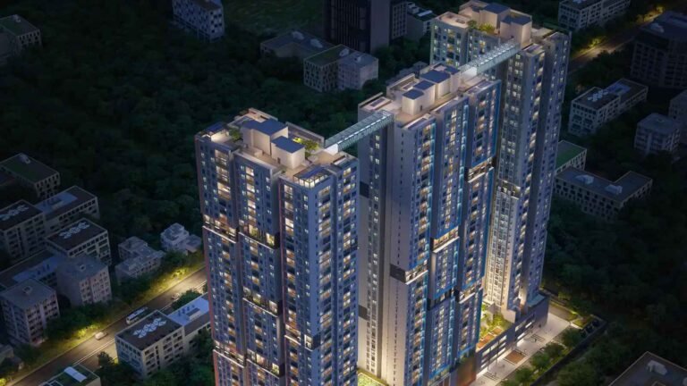 Brigade Altius Sholinganallur in Chennai aerial_night-Brigade