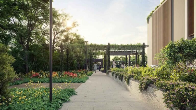 Brigade Altius Sholinganallur in Chennai pedestrian loop-birgade