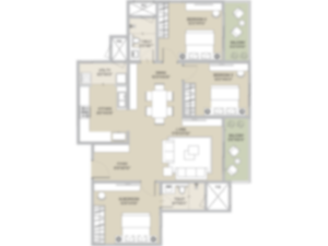 Century Immencity Floor Plan 3 BHK