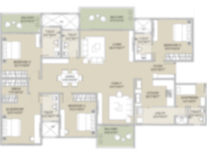 Century Immencity Floor Plan 4 BHK