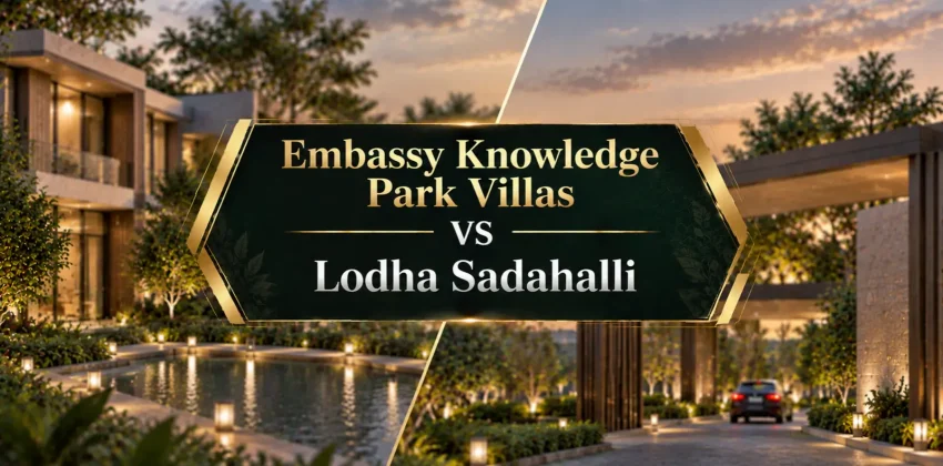Embassy Knowledge Park Villas vs Lodha Sadahalli