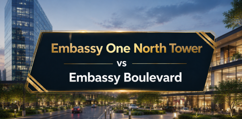 Embassy One North Tower vs Embassy Boulevard What Changes When One Asset Is Finished and the Other Is Still Rising