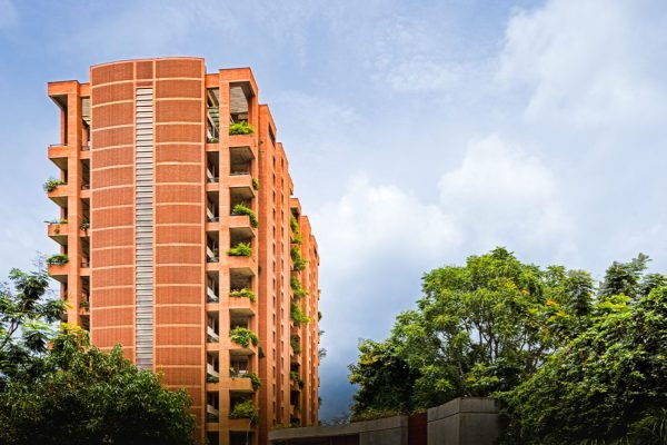 Total Environment - The Magic Faraway Tree Apartment in Bangalore- Exterior cladding that ages gracefully