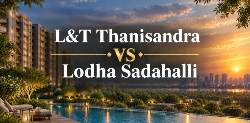 L&T Thanisandra vs Lodha Sadahalli