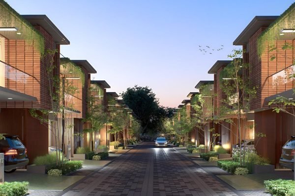 Lake Estate Villa Plots in Bangalore street view