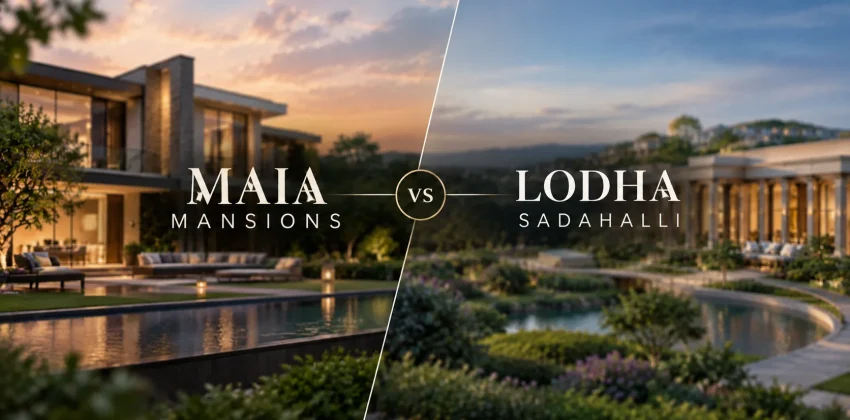 Maia Mansions vs Lodha Sadahalli