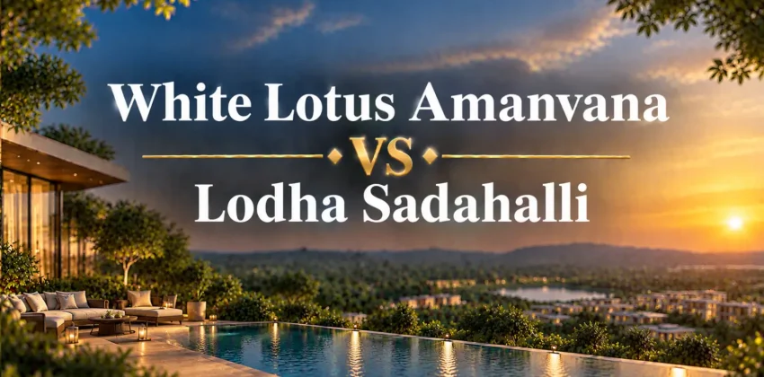 White Lotus Amanvana vs Lodha Sadahalli